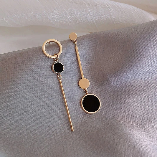 Asymmetric Korean Style Earrings