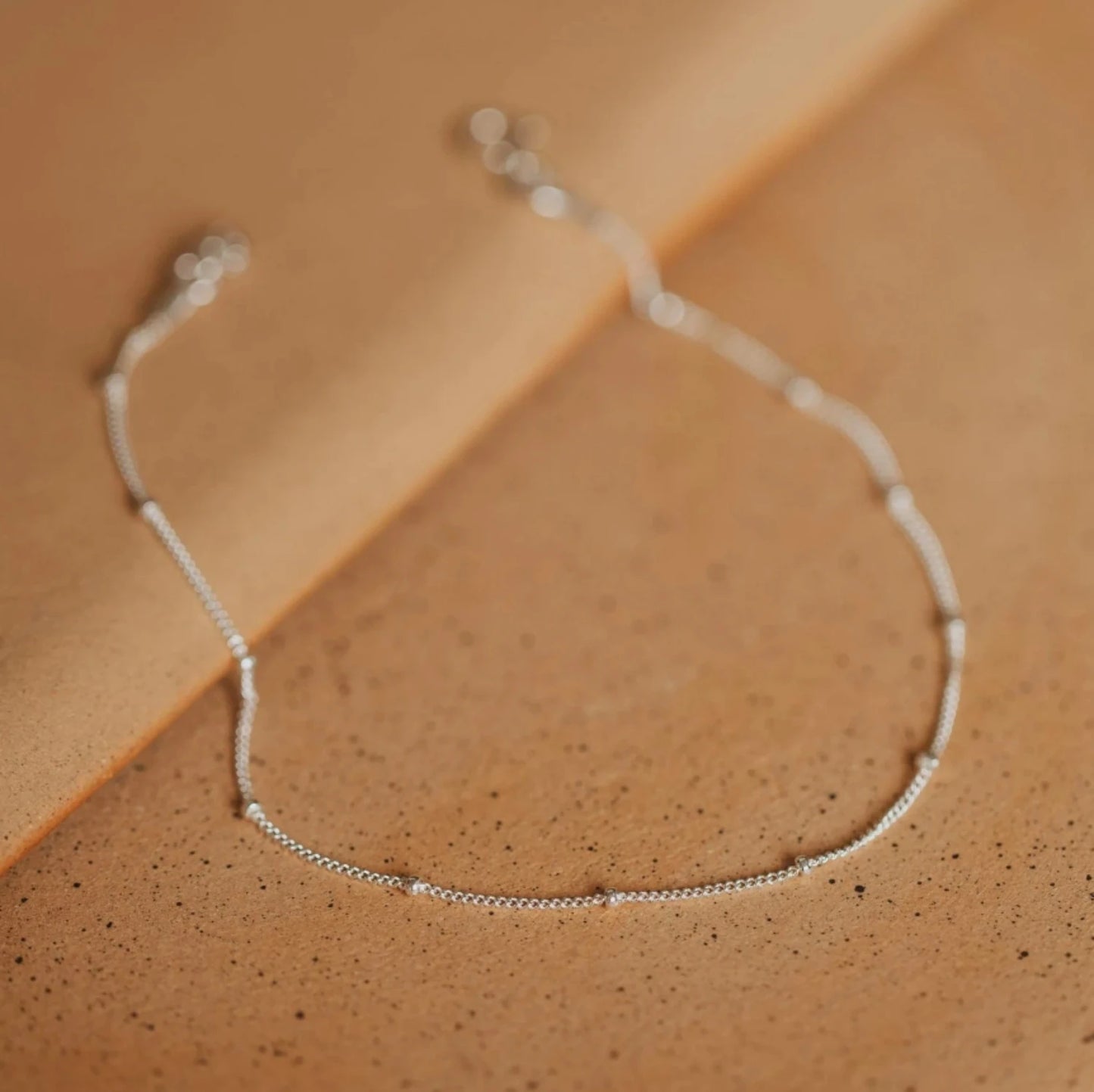 Minimalist Bead Anklet Chain